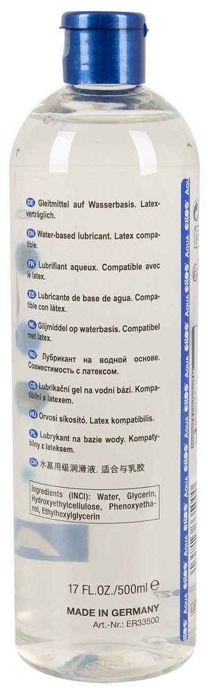EROS - Klasyczny Nawilżający Wodny Lubrykant 500ml Eros EROS - Klasyczny Nawilżający Wodny Lubrykant 500ml Eros