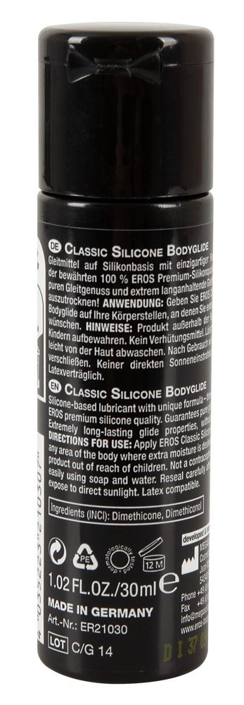 EROS - Klasyczny Silikonowy Lubrykant 30 ml Eros EROS - Klasyczny Silikonowy Lubrykant 30 ml Eros