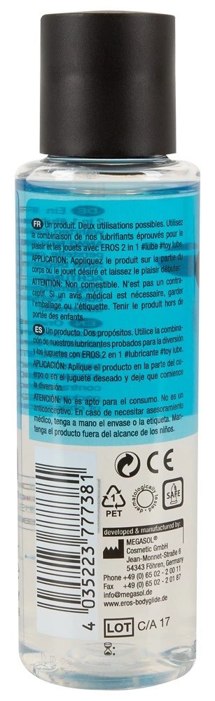 EROS - Lubrykant 2in1 Do Nawilżania Podczas Seksu I Zabawek Erotycznych 100 ml Eros EROS - Lubrykant 2in1 Do Nawilżania Podczas Seksu I Zabawek Erotycznych 100 ml Eros