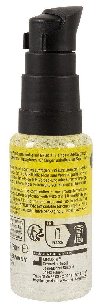 EROS - Lubrykant 2w1 Do Dłuższej Przyjemności I Nawilżenia 30 ml Eros EROS - Lubrykant 2w1 Do Dłuższej Przyjemności I Nawilżenia 30 ml Eros