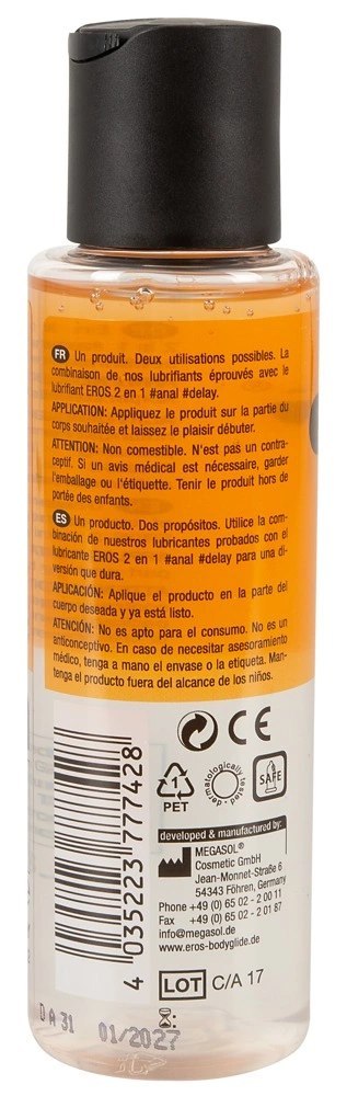 EROS - Lubrykant 2w1 Opóźniający I Analny 100 ml Eros EROS - Lubrykant 2w1 Opóźniający I Analny 100 ml Eros