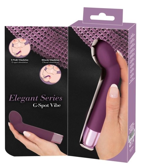 Elegant Series - Wibrator Do Stymulacji Punktu-G Fioletowy 16cm Elegant Series Elegant Series - Wibrator Do Stymulacji Punktu-G Fioletowy 16cm Elegant Series