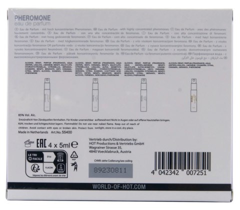Feromony Dla Kobiet 4x5ml - HOT Pher. Tester Woman 4x5ml HOT Feromony Dla Kobiet 4x5ml - HOT Pher. Tester Woman 4x5ml HOT