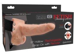 Fetish Fantasy Series - Naturalne Dildo Z Elastycznym Paskiem I 10 Trybami Wibracji Fetish Fantasy Series