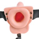 Fetish Fantasy Series - Naturalne Dildo Z Elastycznym Paskiem I 10 Trybami Wibracji Fetish Fantasy Series