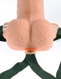 Fetish Fantasy Series - Naturalne Dildo Z Elastycznym Paskiem I 10 Trybami Wibracji Fetish Fantasy Series