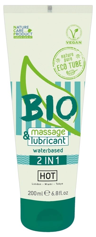 Hot Bio 2in1 - Żel Do Masażu I Pochwy 200ml HOT Hot Bio 2in1 - Żel Do Masażu I Pochwy 200ml HOT