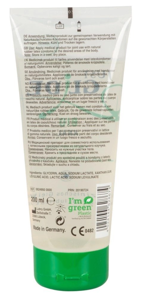 Just Glide Bio Anal - Organiczny Lubrykant Analny Na Bazie Wody 200 ml Just Glide Just Glide Bio Anal - Organiczny Lubrykant Analny Na Bazie Wody 200 ml Just Glide