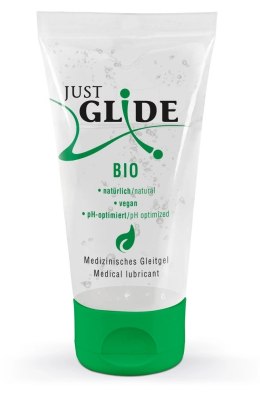 Just Glide Bio - Organiczny Lubrykant Nawilżający Na Bazie Wody 50 ml Just Glide