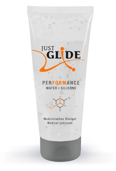 Just Glide Performance - Lubrykant Medyczny Na Bazie Wody I Silikonu 200 ml Just Glide Just Glide Performance - Lubrykant Medyczny Na Bazie Wody I Silikonu 200 ml Just Glide