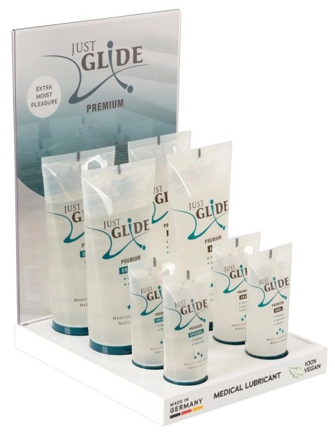 Just Glide Premium - 10-Częściowy Zestaw Lubrykantów Just Glide Premium Just Glide Just Glide Premium - 10-Częściowy Zestaw Lubrykantów Just Glide Premium Just Glide