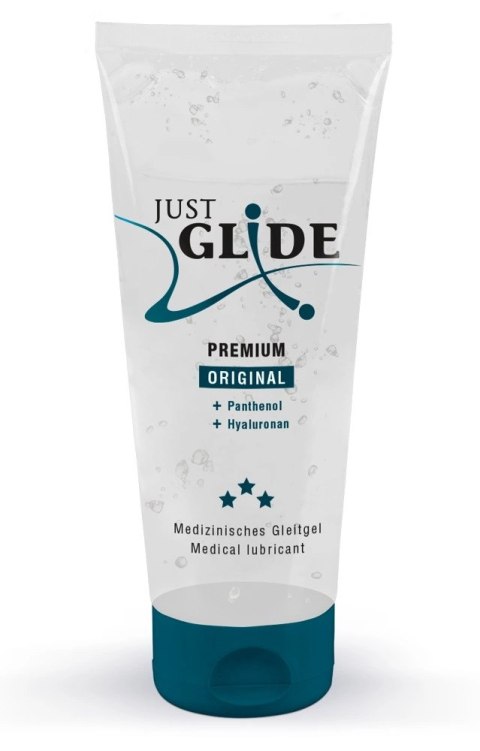 Just Glide Premium - Nawilżający Lubrykant Wodny Premium 200 ml Just Glide Just Glide Premium - Nawilżający Lubrykant Wodny Premium 200 ml Just Glide