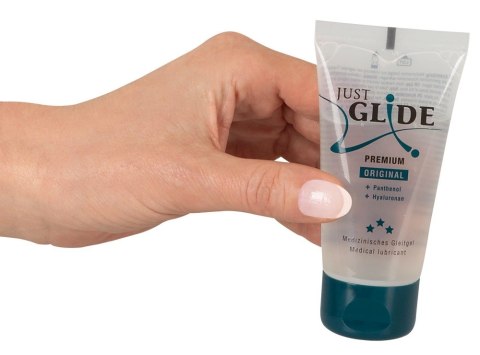 Just Glide Premium - Nawilżający Lubrykant Wodny Premium 50 ml Just Glide Just Glide Premium - Nawilżający Lubrykant Wodny Premium 50 ml Just Glide