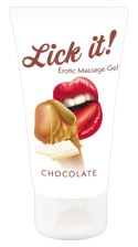 Lick It - Żel Do Erotycznego Masażu Czekolada 50ml Lick it!