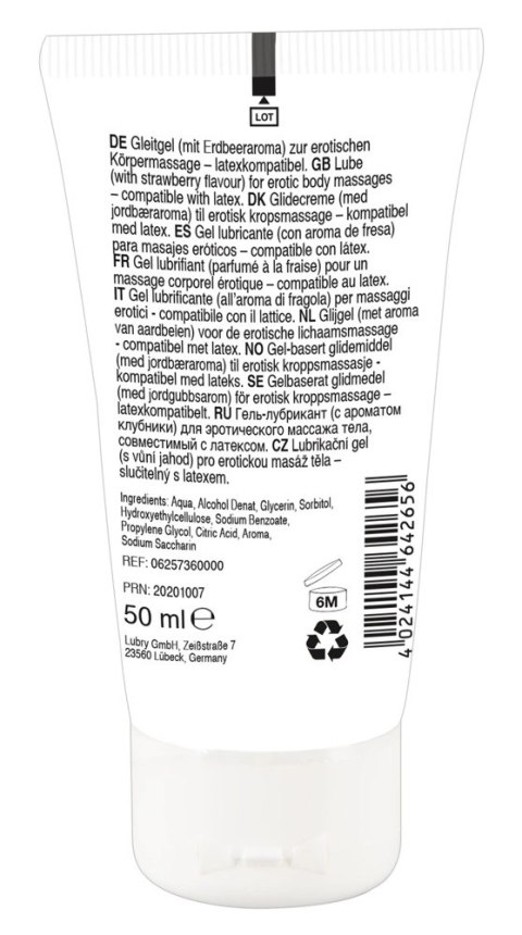 Lick It - Żel Do Erotycznego Masażu Truskawkowy 50ml Lick it! Lick It - Żel Do Erotycznego Masażu Truskawkowy 50ml Lick it!