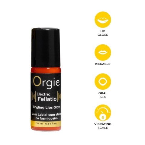 Orgie - Błyszczyk Na Usta Do Seksu Oralnego Z Efektem Mrowienia 10 ml Orgie Orgie - Błyszczyk Na Usta Do Seksu Oralnego Z Efektem Mrowienia 10 ml Orgie