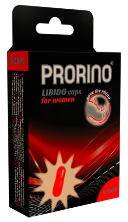 Prorino - Kapsułki Pobudzające Dla Kobiet 5 szt PRORINO