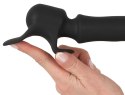 Rebel - 2in1 Masażysta I Masturbator W Jednym 7 Trybów Wibracji Czarny Rebel