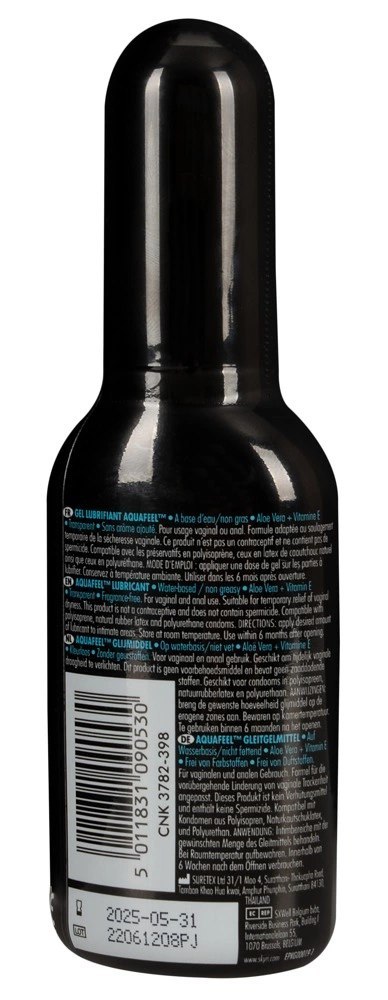 SKYN Aqua Feel - Wodny Lubrykant Z Aloesem I Witaminą E 80 ml SKYN SKYN Aqua Feel - Wodny Lubrykant Z Aloesem I Witaminą E 80 ml SKYN