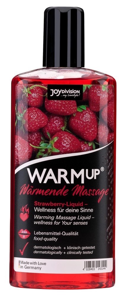 Warmup - Rozgrzewający Płyn Do Masażu Truskawka 150ml Joydivision Präparate Warmup - Rozgrzewający Płyn Do Masażu Truskawka 150ml Joydivision Präparate