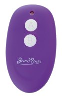 BeauMents - Wibrator Podwójny Z Pilotem Beauments Doppio 2.0 Fioletowy BeauMents