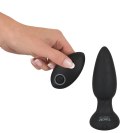 Black Velvets - Rotacyjny Korek Analny Z Pilotem 14 cm Czarny Black Velvets
