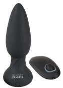 Black Velvets - Wibrujący Korek Analny Z Pilotem 14 cm Czarny Black Velvets