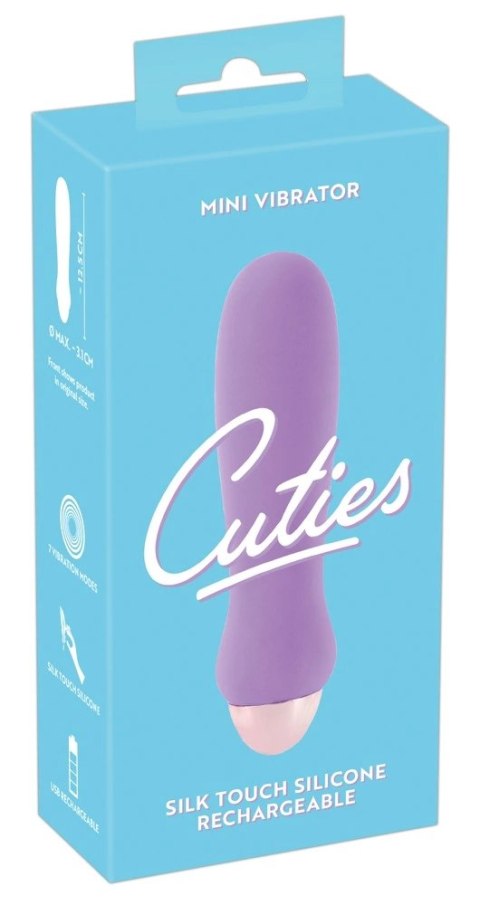 Cuties - Fioletowy Mini Wibrator Wypukły Cuties