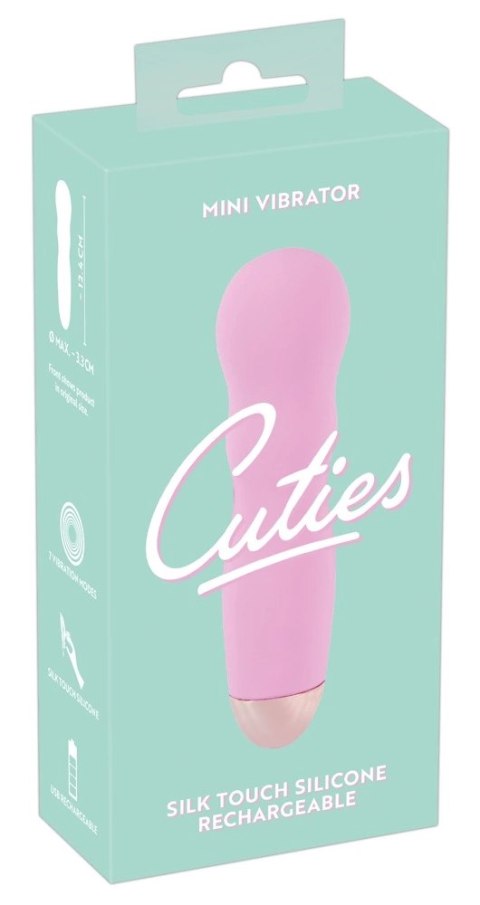 Cuties - Różowy Mini Wibrator Z Wypustkami Cuties Cuties - Różowy Mini Wibrator Z Wypustkami Cuties