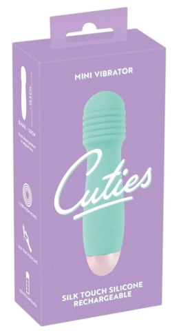 Cuties - Zielony Mini Wibrator Z Rowkami Cuties