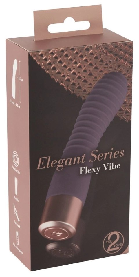 Elegant Series - Wibrator Prążkowany 15cm Elegant Series Elegant Series - Wibrator Prążkowany 15cm Elegant Series