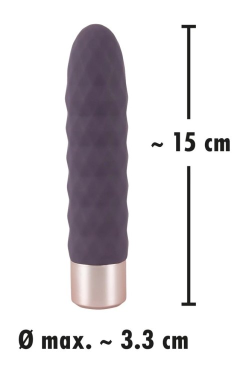 Elegant Series - Wibrator Prążkowany Stymulujący 15cm Elegant Series Elegant Series - Wibrator Prążkowany Stymulujący 15cm Elegant Series
