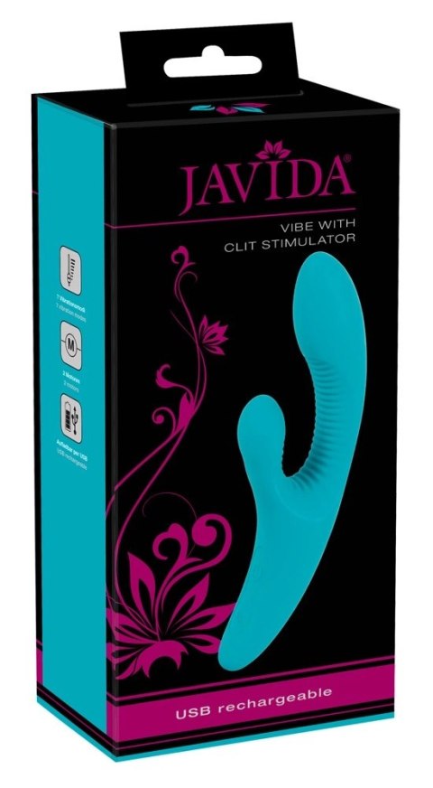Javida - Wibrator Króliczek Z Stymulatorem Łechtaczki JAVIDA Javida - Wibrator Króliczek Z Stymulatorem Łechtaczki JAVIDA