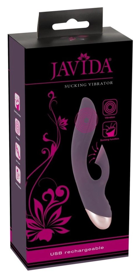 Javida - Wibrator Z Ssącą Przyssawką Stymulujący JAVIDA Javida - Wibrator Z Ssącą Przyssawką Stymulujący JAVIDA