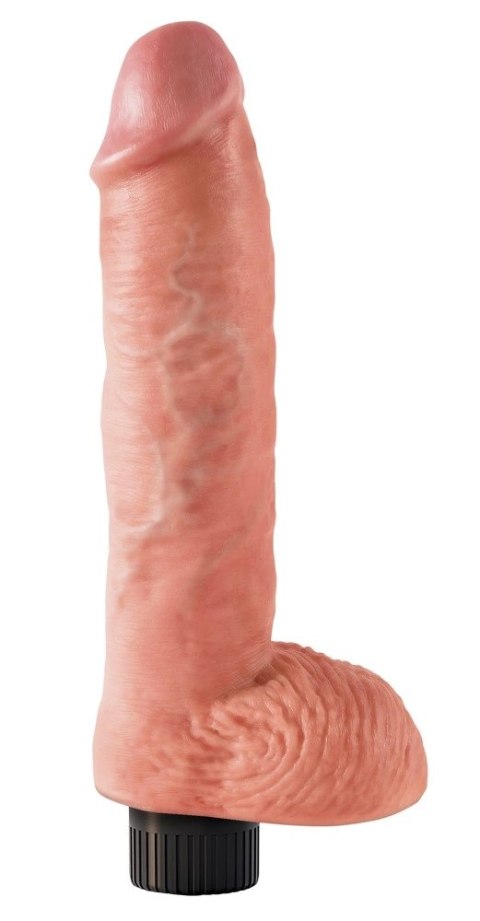 King Cock - Realistyczny Wibrator Z Jądrami I Przyssawką 25 CM Jasny Kolor Skóry King Cock King Cock - Realistyczny Wibrator Z Jądrami I Przyssawką 25 CM Jasny Kolor Skóry King Cock
