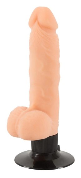 Nature Skin - Naturalny Miękki Wibrator Stymulujący 21cm Nature Skin
