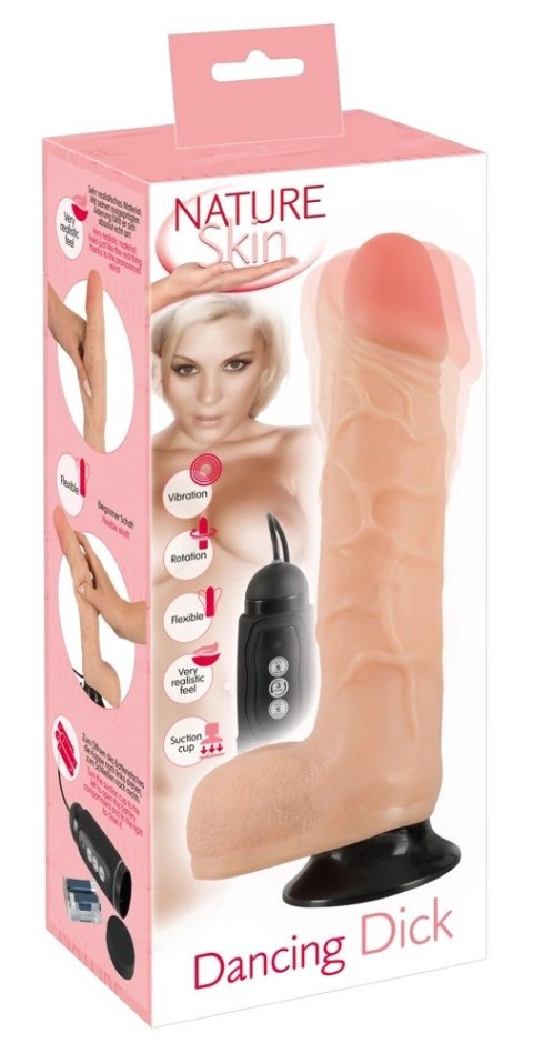 Nature Skin - Naturalny Miękki Wibrator Stymulujący Z Pilotem Nature Skin Nature Skin - Naturalny Miękki Wibrator Stymulujący Z Pilotem Nature Skin