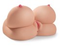 PET - Realistyczny Masturbator Dźwiękowy Z 2 Otworami I Dużymi Piersiami Pipedream Extreme Toyz
