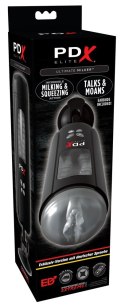 Pdx Elite - Masturbator Z 5 Prędkościami I Funkcją Dźwięku Oraz Uchwyt Ścienny PDX Elite