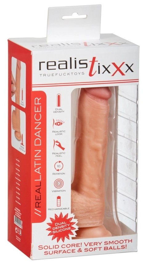 Realistixxx - Naturalny Wibrator Z Żyłami Żołędziem I Jądrami 21.8cm Realistixxx Realistixxx - Naturalny Wibrator Z Żyłami Żołędziem I Jądrami 21.8cm Realistixxx