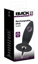 Stożkowy Korek Analny Wibracyjny M(12,5cm) - Black Velvets Black Velvets