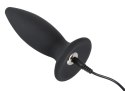 Stożkowy Korek Analny Wibracyjny M(12,5cm) - Black Velvets Black Velvets
