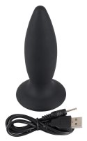 Stożkowy Korek Analny Wibracyjny M(12,5cm) - Black Velvets Black Velvets