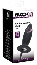 Stożkowy Korek Analny Wibracyjny S(11cm) - Black Velvets Black Velvets