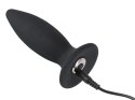 Stożkowy Korek Analny Wibracyjny S(11cm) - Black Velvets Black Velvets