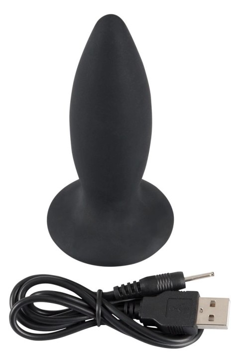 Stożkowy Korek Analny Wibracyjny S(11cm) - Black Velvets Black Velvets Stożkowy Korek Analny Wibracyjny S(11cm) - Black Velvets Black Velvets
