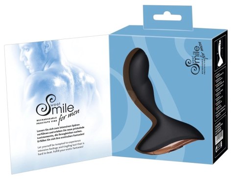 Sweet Smile - Czarny Wibrator Analny Do Stymulacji Punktu-P Sweet Smile Sweet Smile - Czarny Wibrator Analny Do Stymulacji Punktu-P Sweet Smile