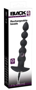 Wibracyjny Korek Analny Koraliki - Black Velvets Black Velvets