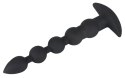 Wibracyjny Korek Analny Koraliki - Black Velvets Black Velvets