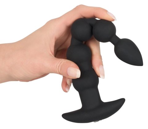 Wibracyjny Korek Analny Koraliki - Black Velvets Black Velvets Wibracyjny Korek Analny Koraliki - Black Velvets Black Velvets